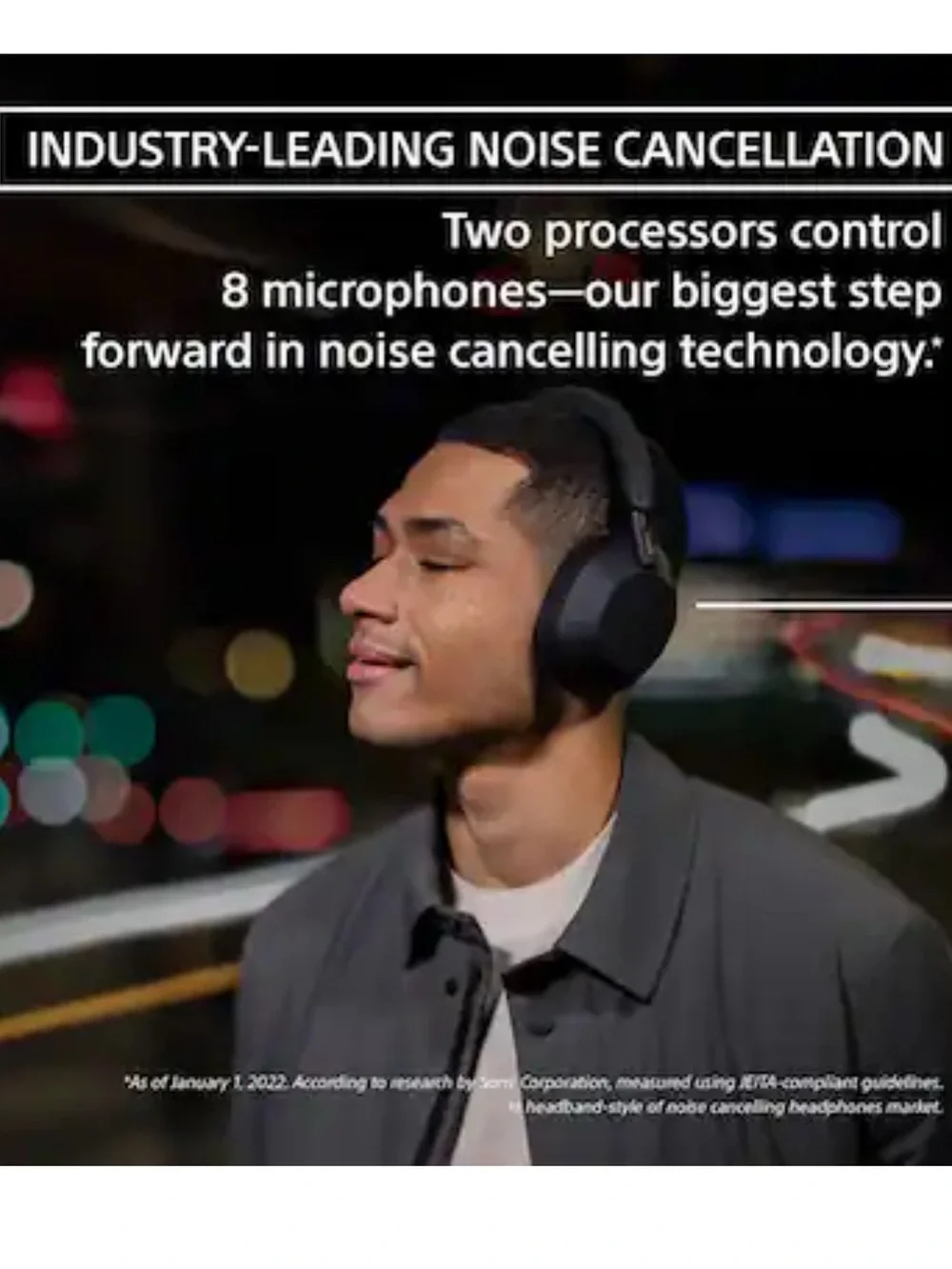Sony - WH-1000XM5 Wireless Noise Cancelling Over-the-Ear Headphones - Black